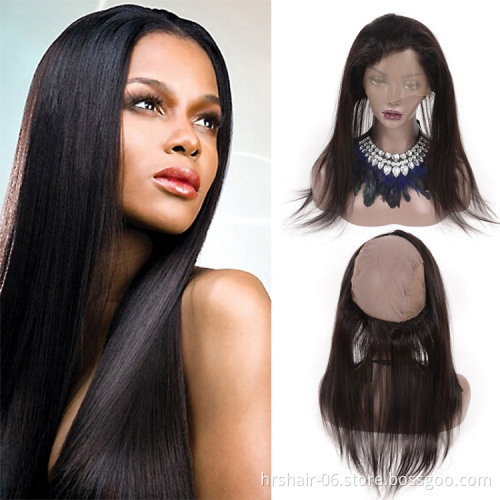 8a grade virgin hair bundles with closure wholesale hair vendors 360 frontal closure original Brazilian human hair